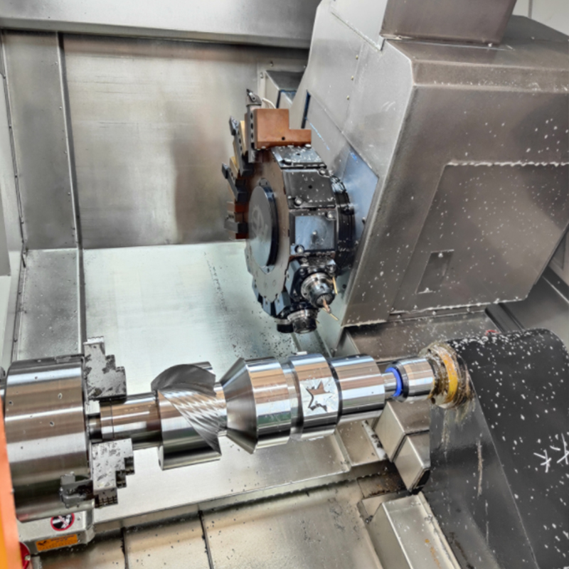 Turning and milling compound CNC lathe