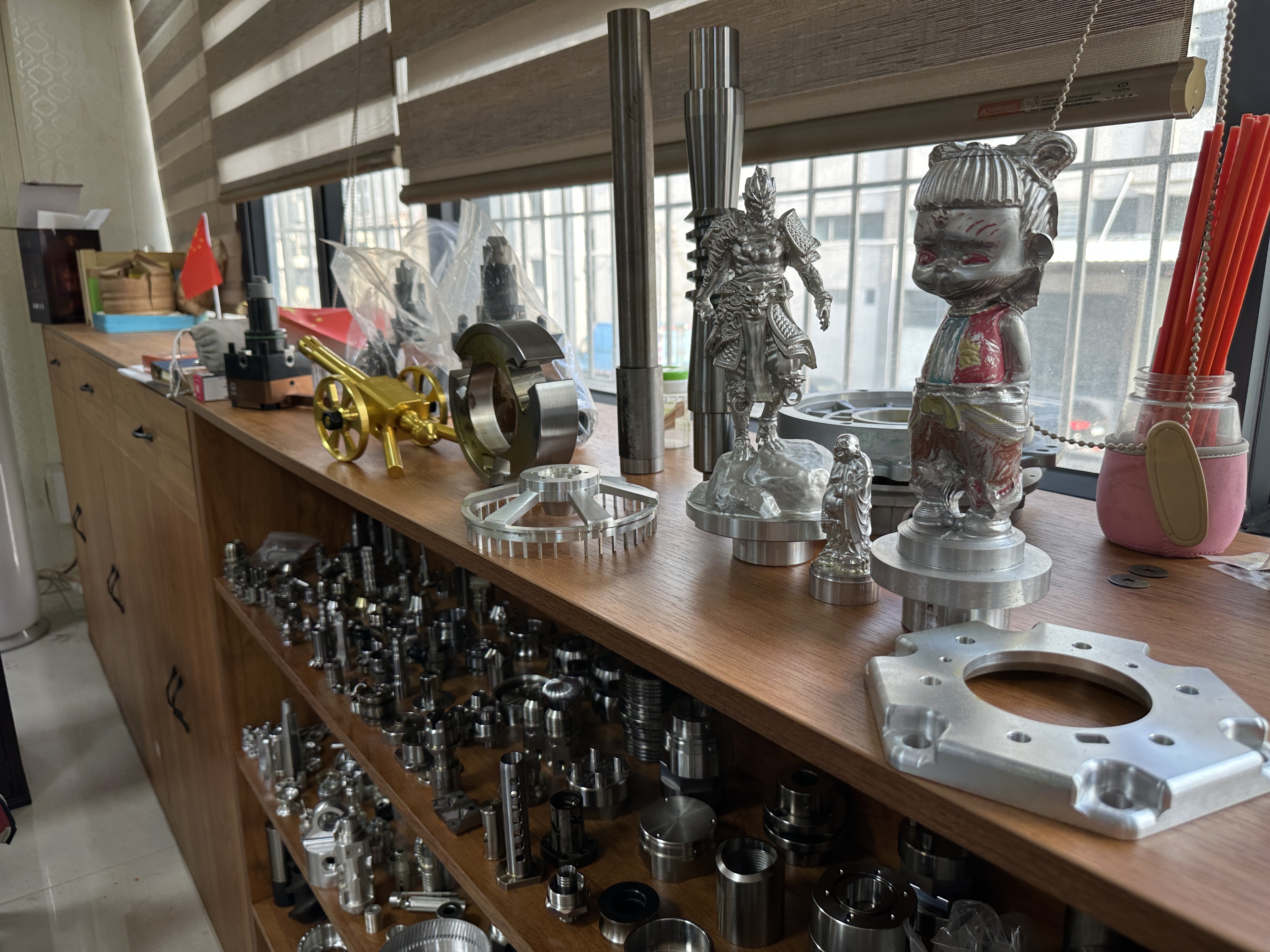 What equipment is used for machining precision parts?